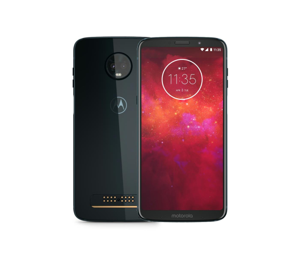Motorola Moto Z3 Play 4/64GB Dual SIM granatowy +power pack - 439250 - zdjęcie